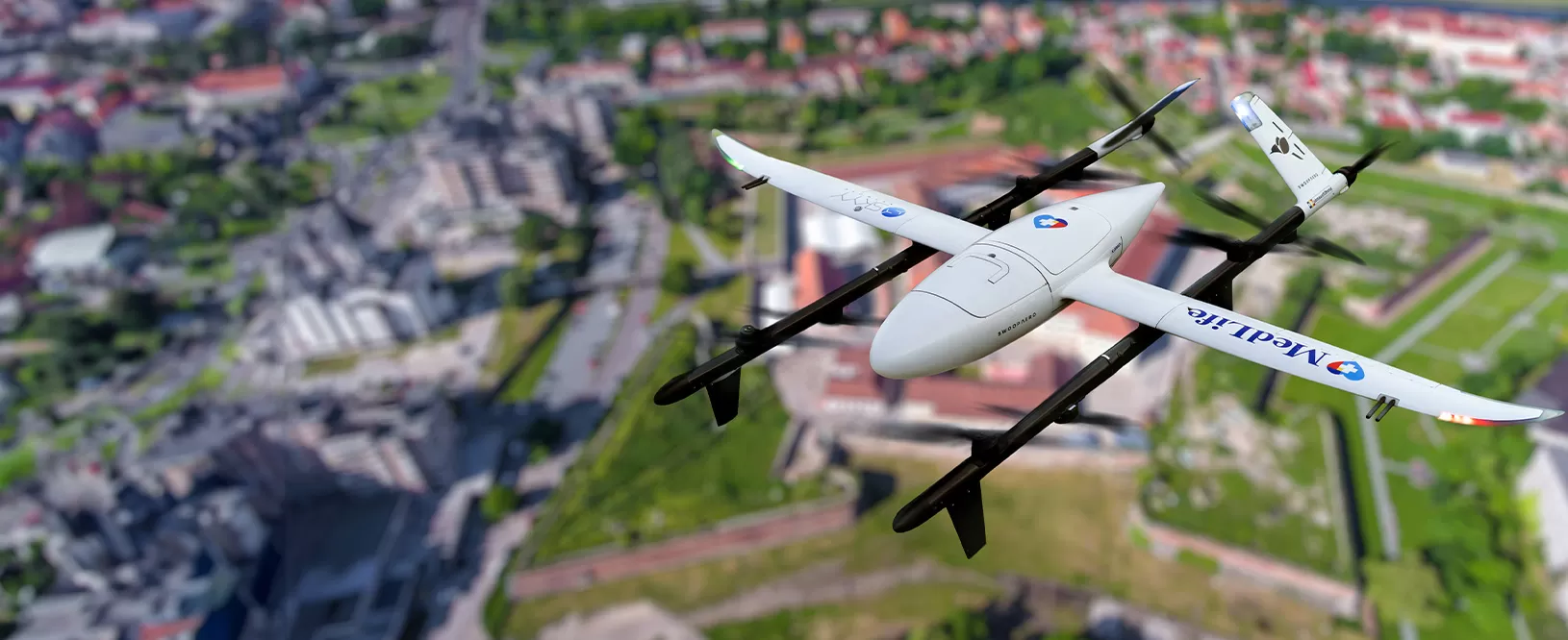Transportul probelor de laborator cu drone